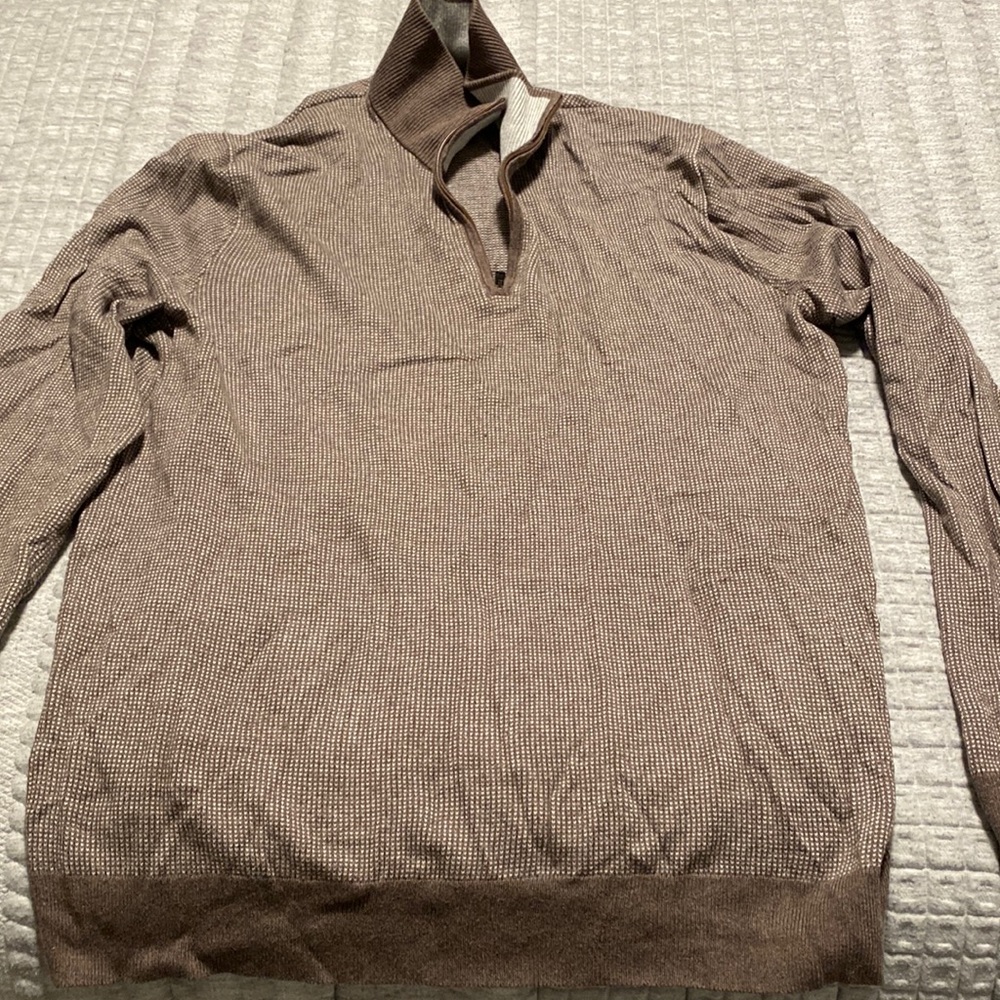 Banana Republic Gray Premium Luxe Yarn Sweater